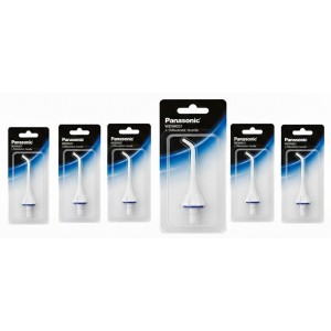 Сменная насадка для ирригатора Panasonic EW-1411-NZLW-AS3 (6 блистеров)